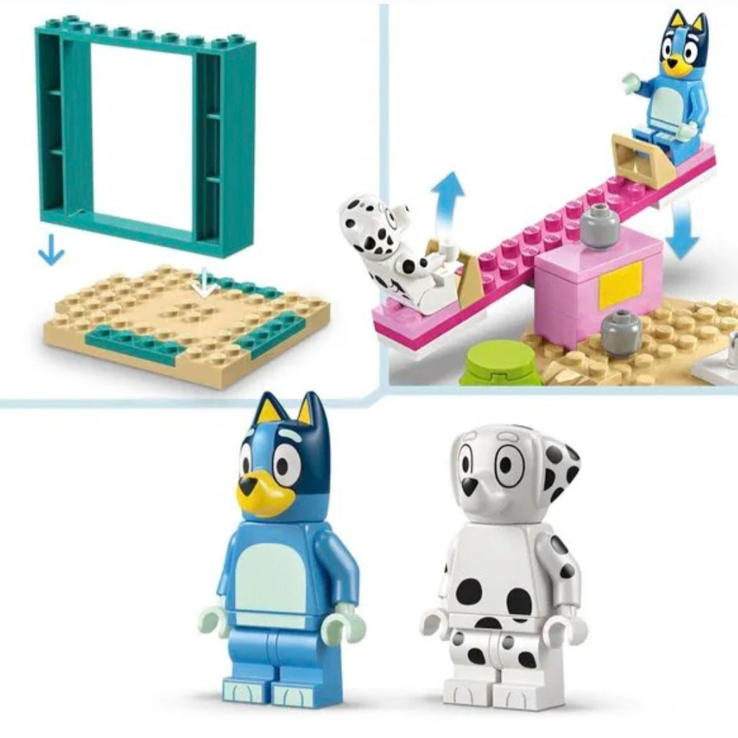 LEGO 11201: Bluey en Chloé in de Speeltuin