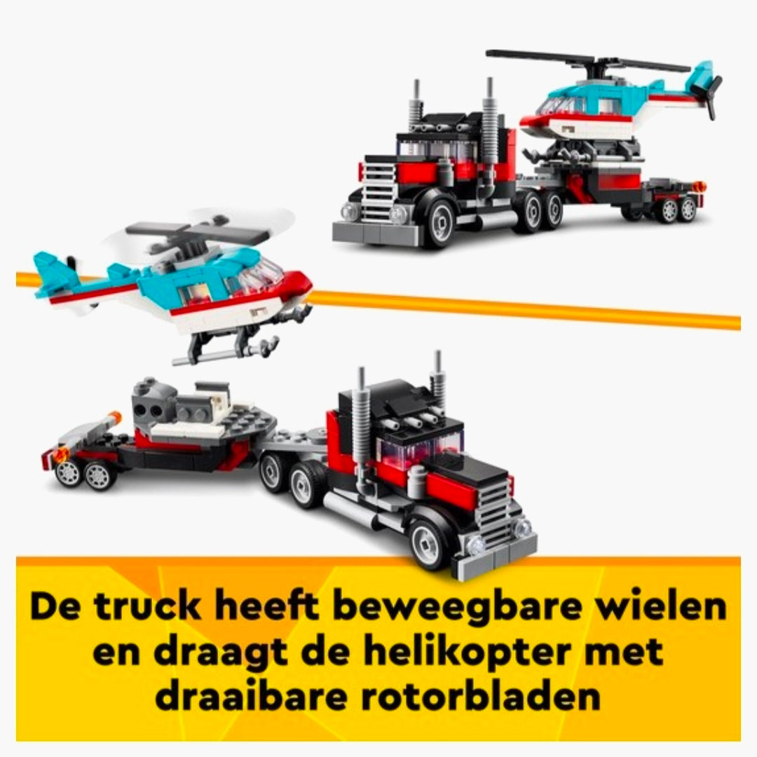 LEGO 31146: Creator 3in1 - Truck met Helikopter