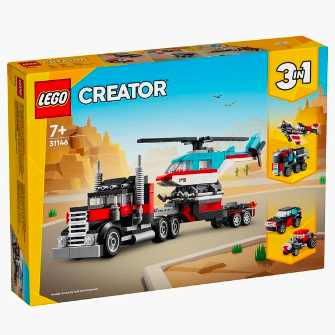 LEGO 31146: Creator 3in1 - Truck met Helikopter