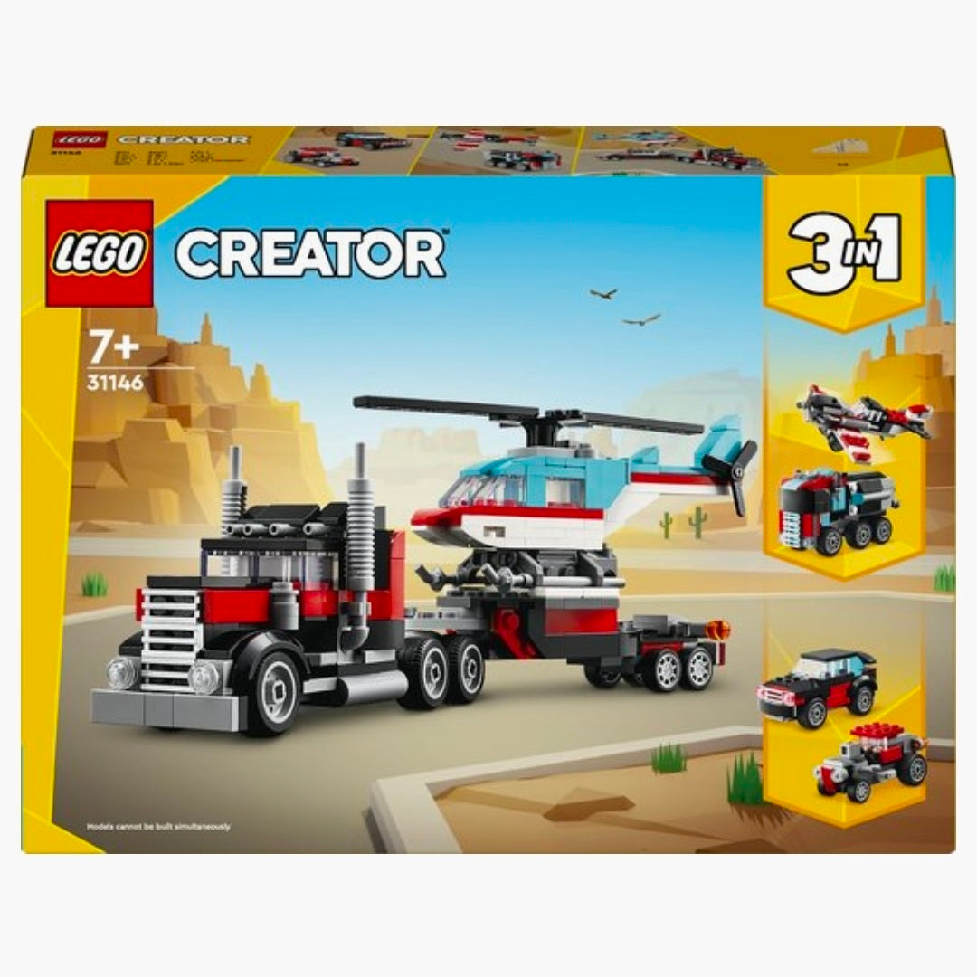 LEGO 31146: Creator 3in1 - Truck met Helikopter