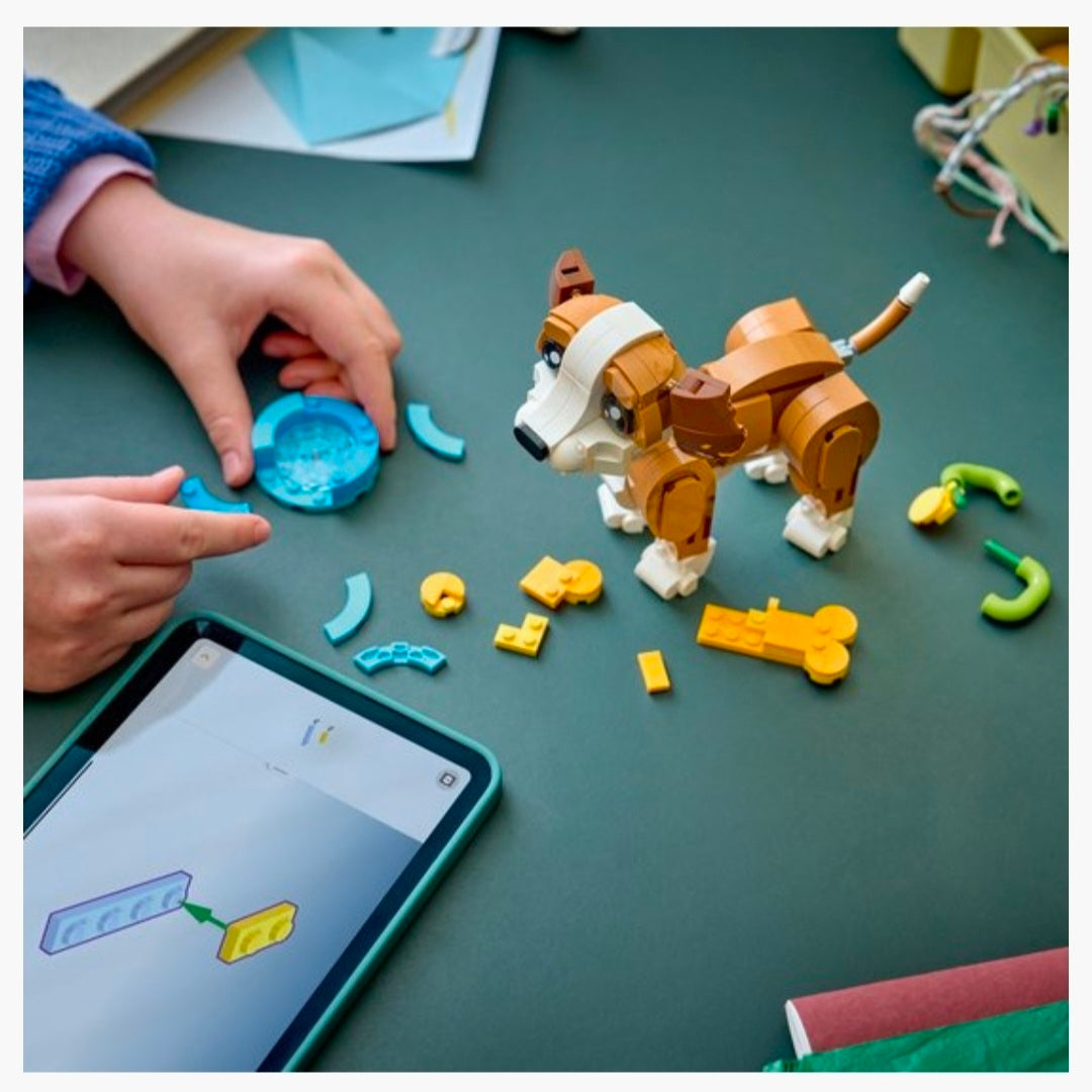 LEGO 31382: Creator 3in1 - Schattige dieren: Speelse Puppy