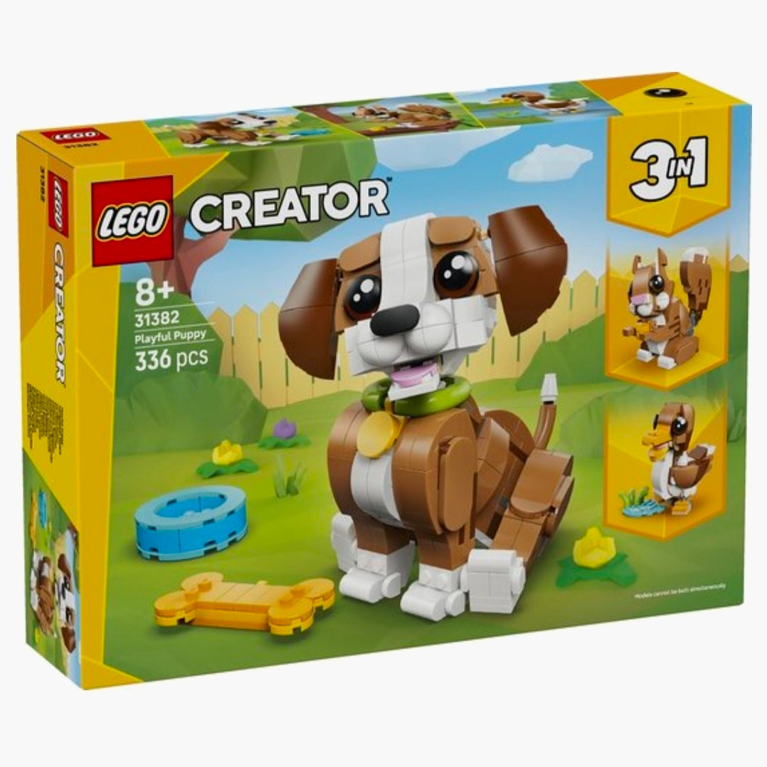LEGO 31382: Creator 3in1 - Schattige dieren: Speelse Puppy