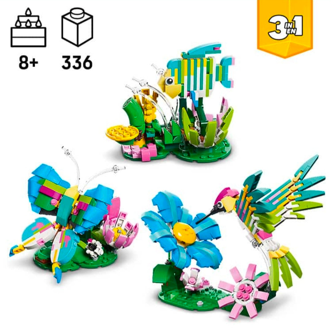 LEGO 31384: Creator 3in1 - Wilde Dieren Kleurrijke Kolibrie