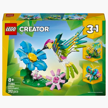 LEGO 31384: Creator 3in1 - Wilde Dieren Kleurrijke Kolibrie