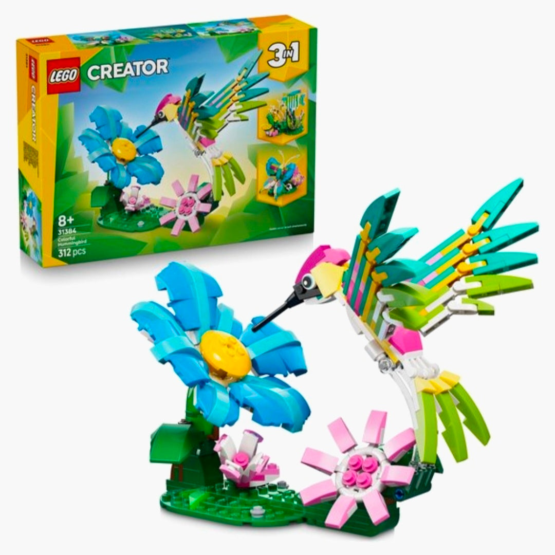 LEGO 31384: Creator 3in1 - Wilde Dieren Kleurrijke Kolibrie