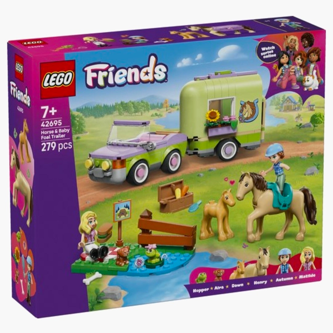 LEGO 42695: Friends - Trailer met Paard en Veulen