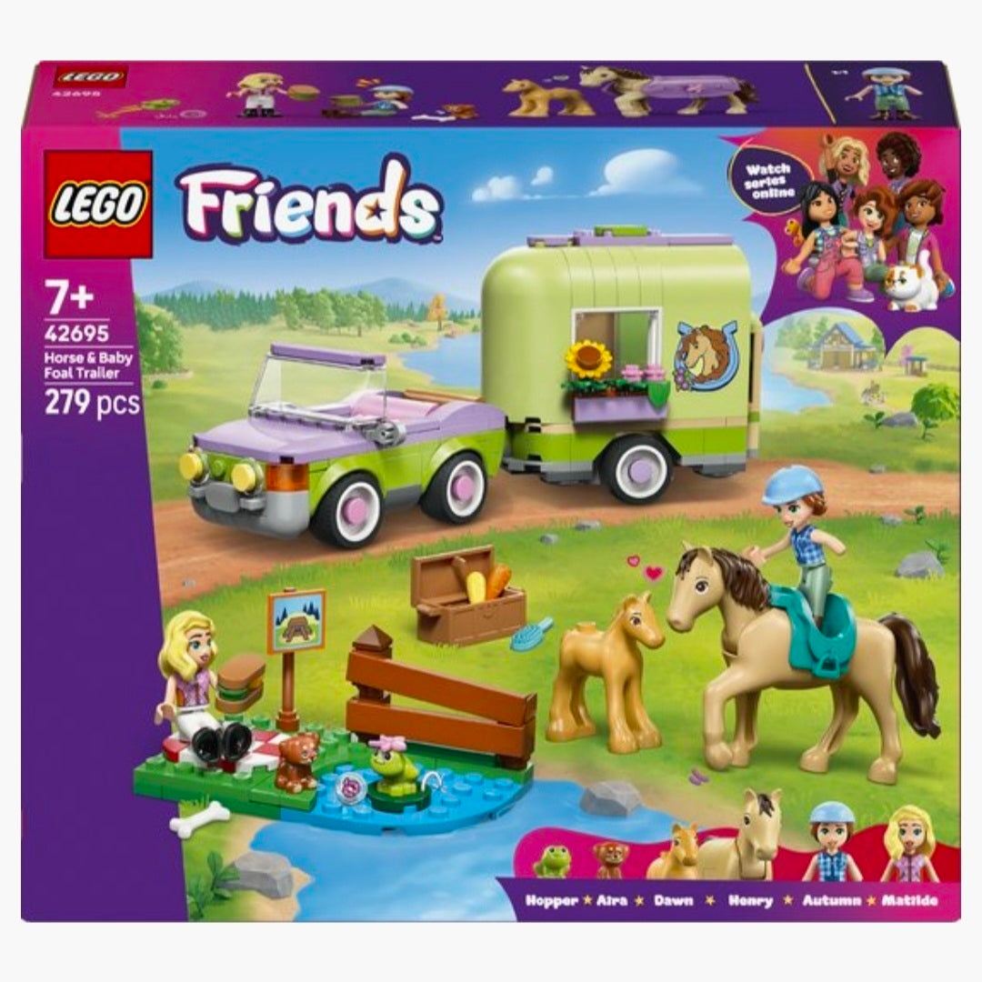LEGO 42695: Friends - Trailer met Paard en Veulen