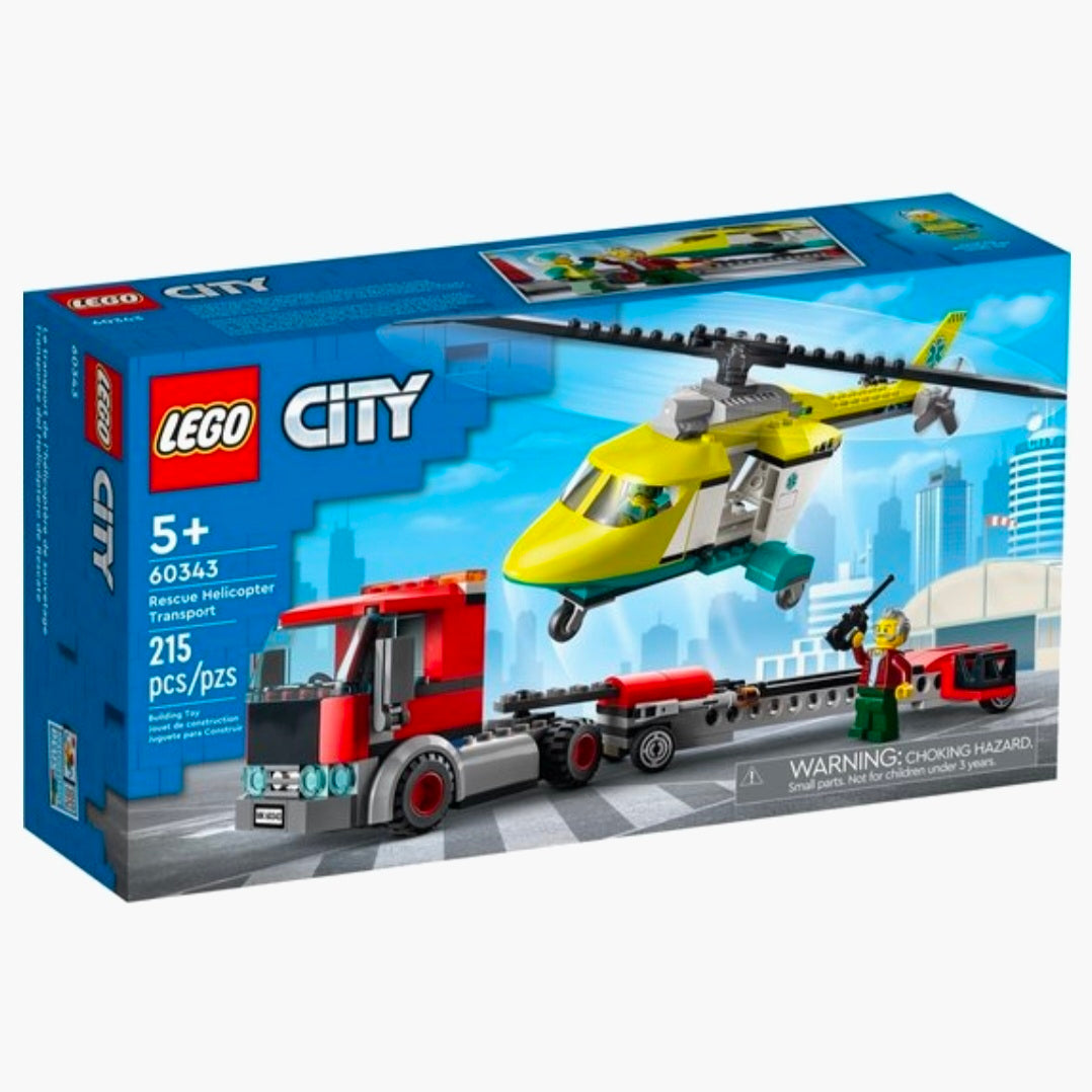 LEGO 69343: City - Reddingshelikopter Transport
