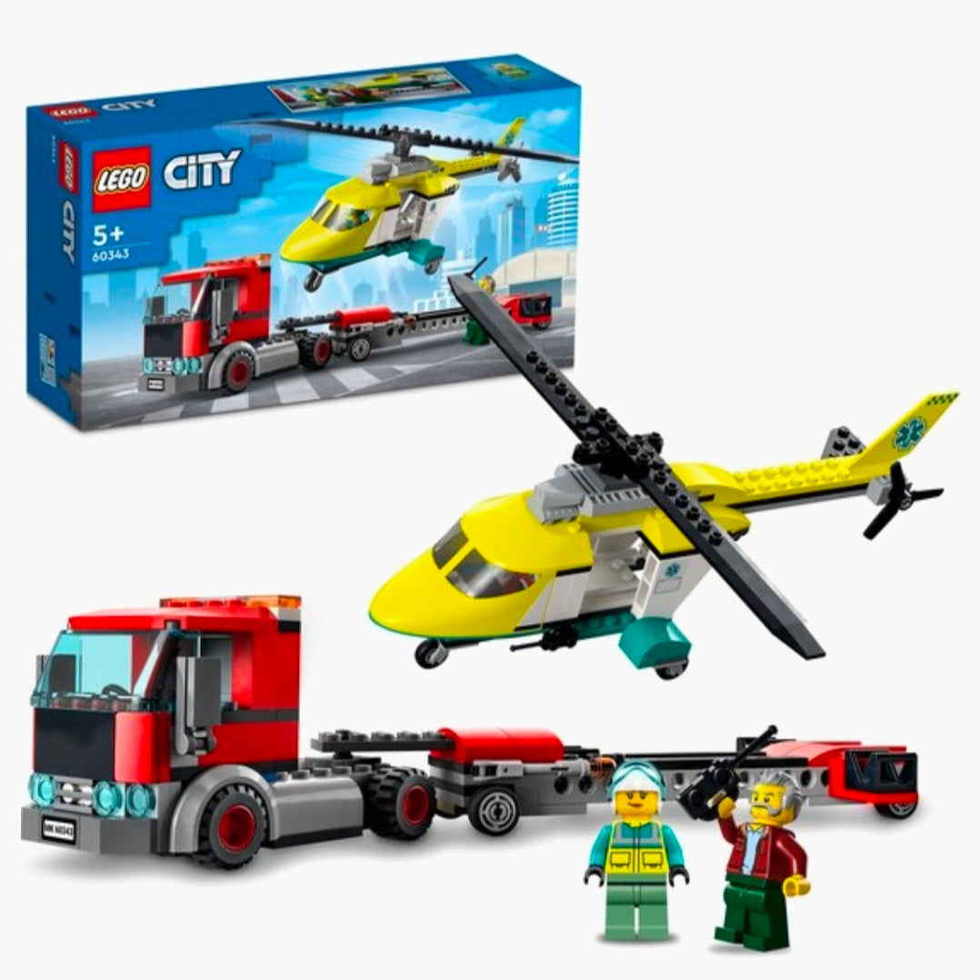 LEGO 69343: City - Reddingshelikopter Transport