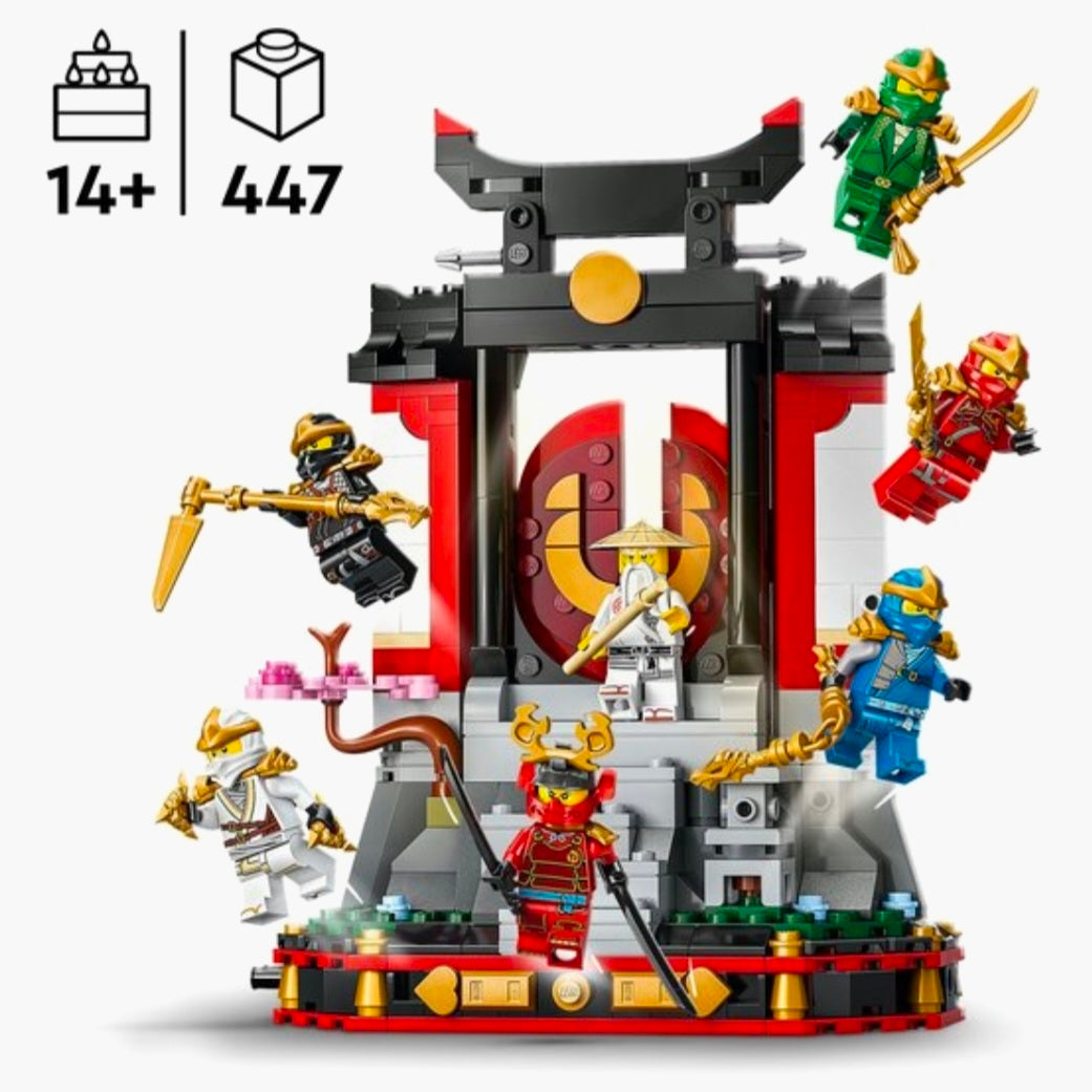 LEGO 71866: 15-Jarig Jubileum -  Display met Ninjapersonages