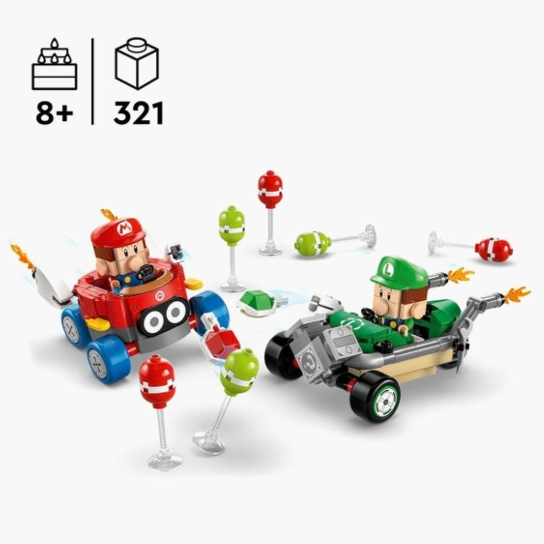 LEGO 72034: Mario Kart™ – Baby Mario vs. Baby Luigi