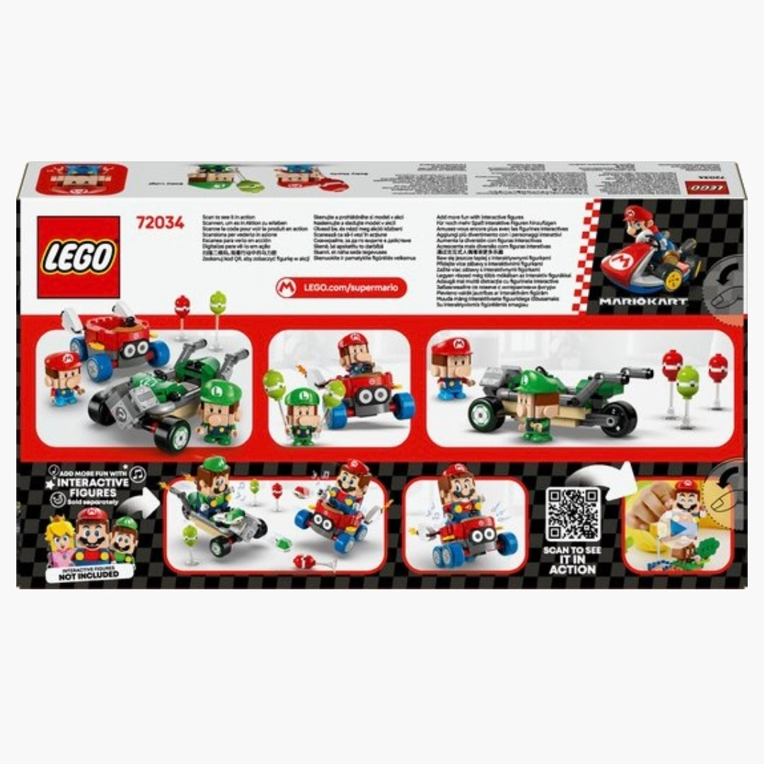 LEGO 72034: Mario Kart™ – Baby Mario vs. Baby Luigi