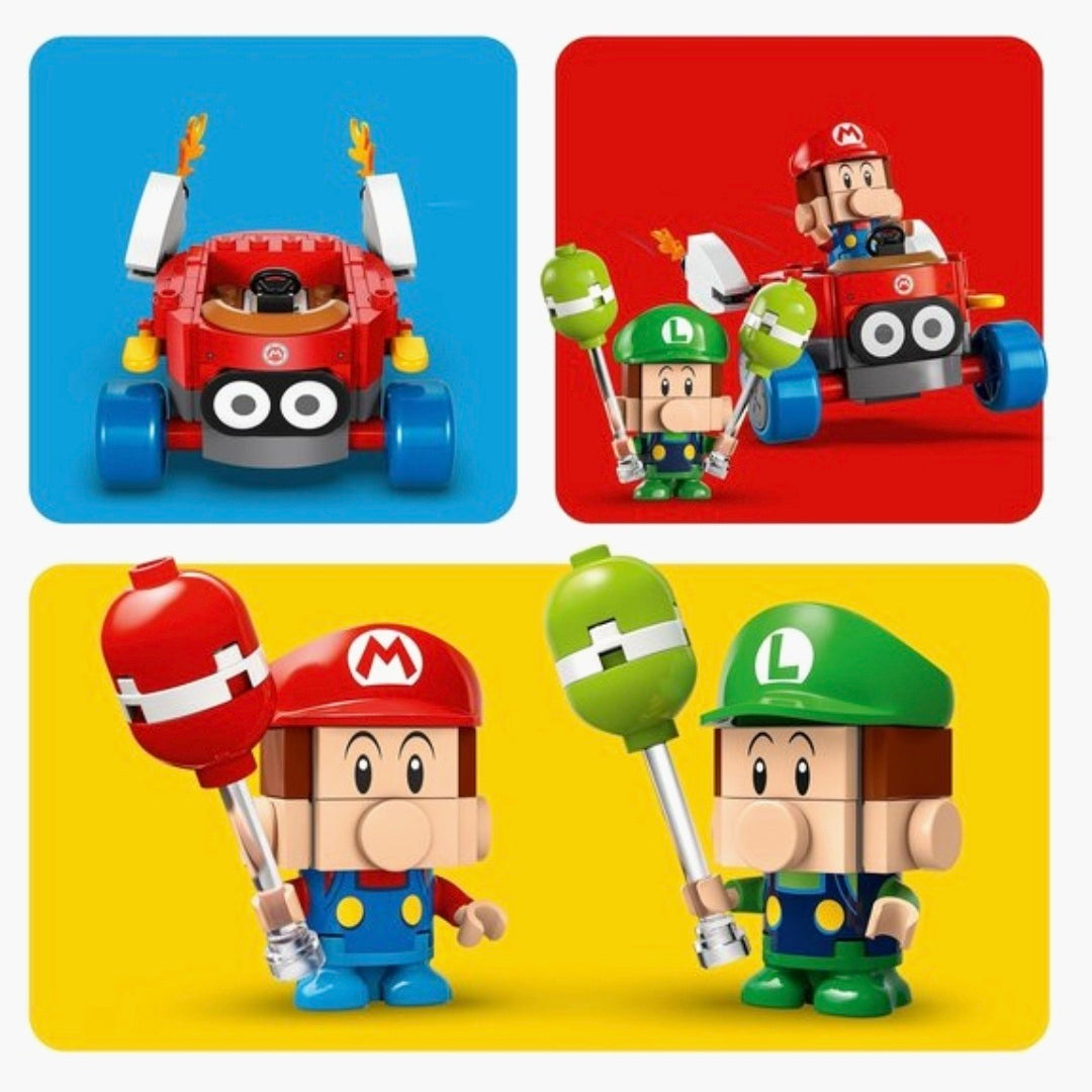 LEGO 72034: Mario Kart™ – Baby Mario vs. Baby Luigi
