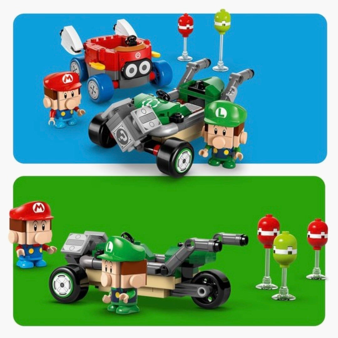 LEGO 72034: Mario Kart™ – Baby Mario vs. Baby Luigi