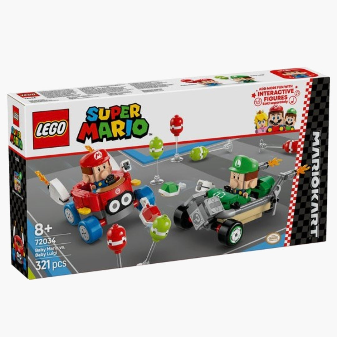 LEGO 72034: Mario Kart™ – Baby Mario vs. Baby Luigi