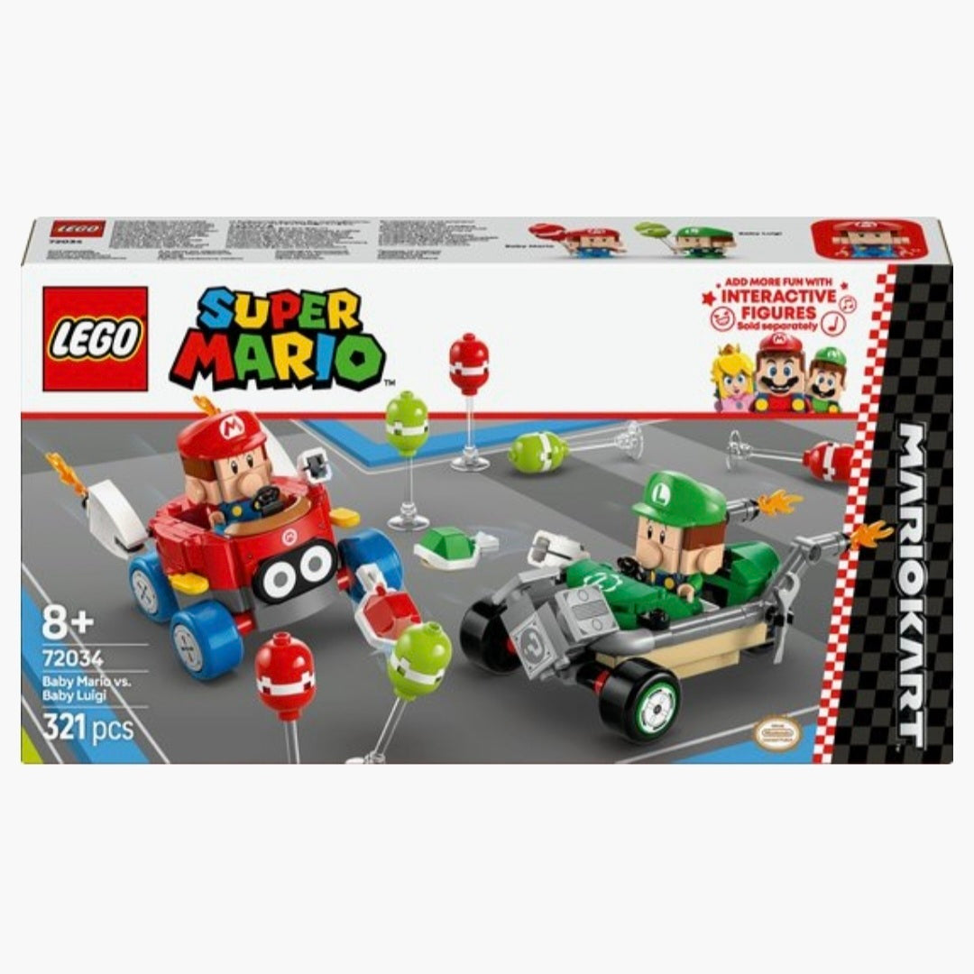 LEGO 72034: Mario Kart™ – Baby Mario vs. Baby Luigi