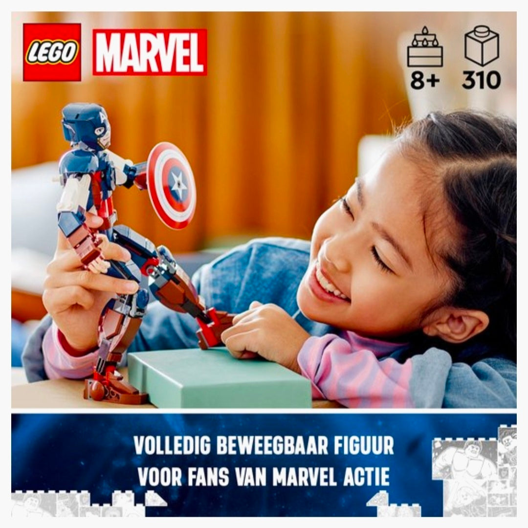LEGO 76258: Marvel - Captain America bouwfiguur