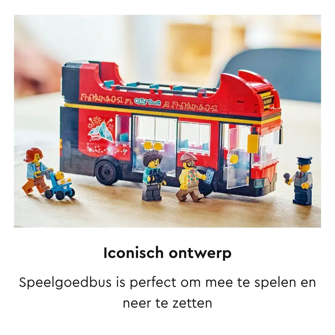 LEGO City 60407: Toeristische Rode Dubbeldekker