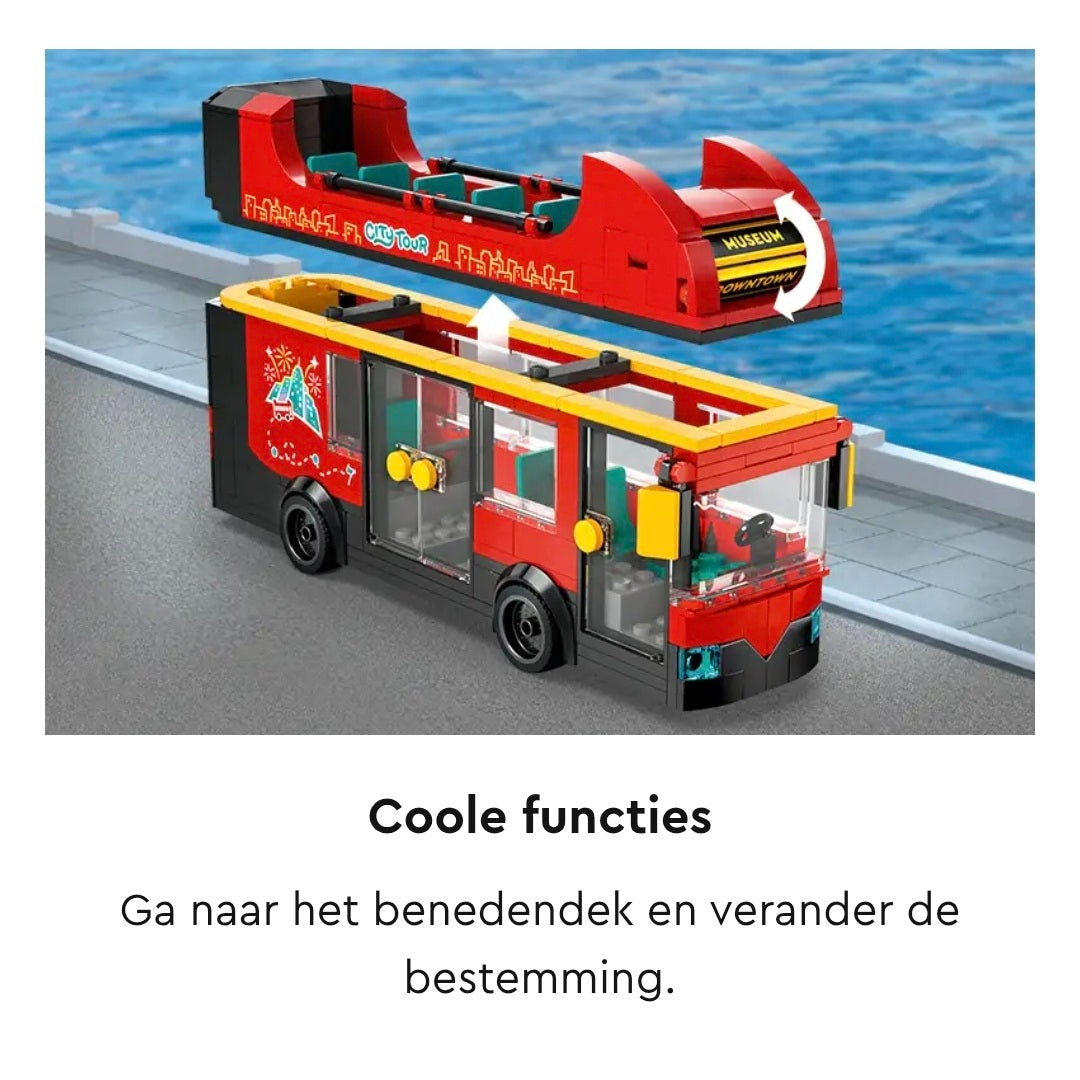 LEGO City 60407: Toeristische Rode Dubbeldekker