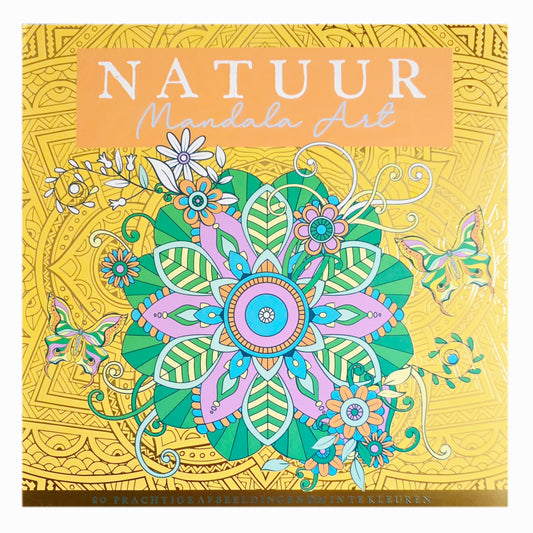 Mandala Art: Natuur Kleurboek Volwassenen - 20 afbeeldingen