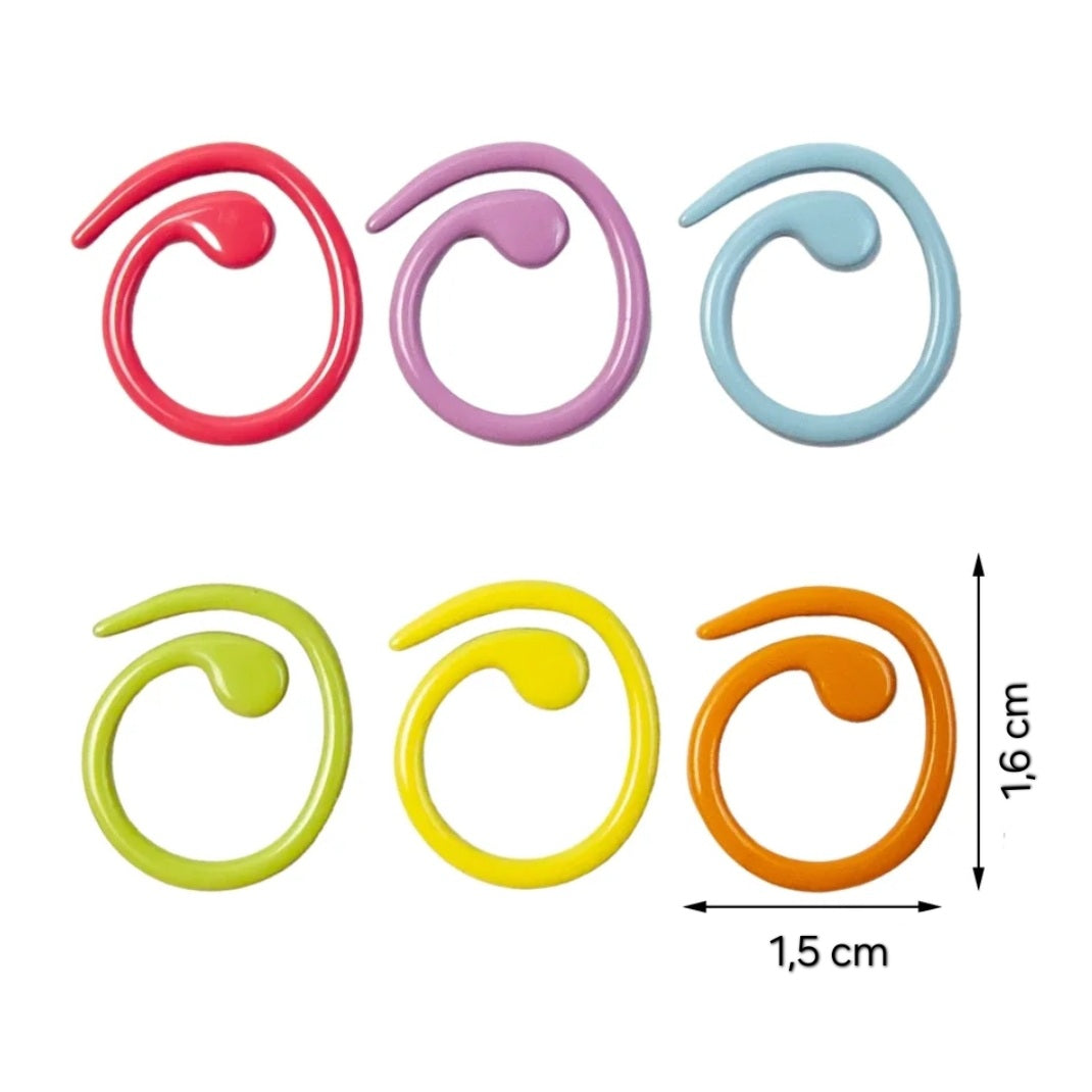 25 Metalen steekmarkeerringen