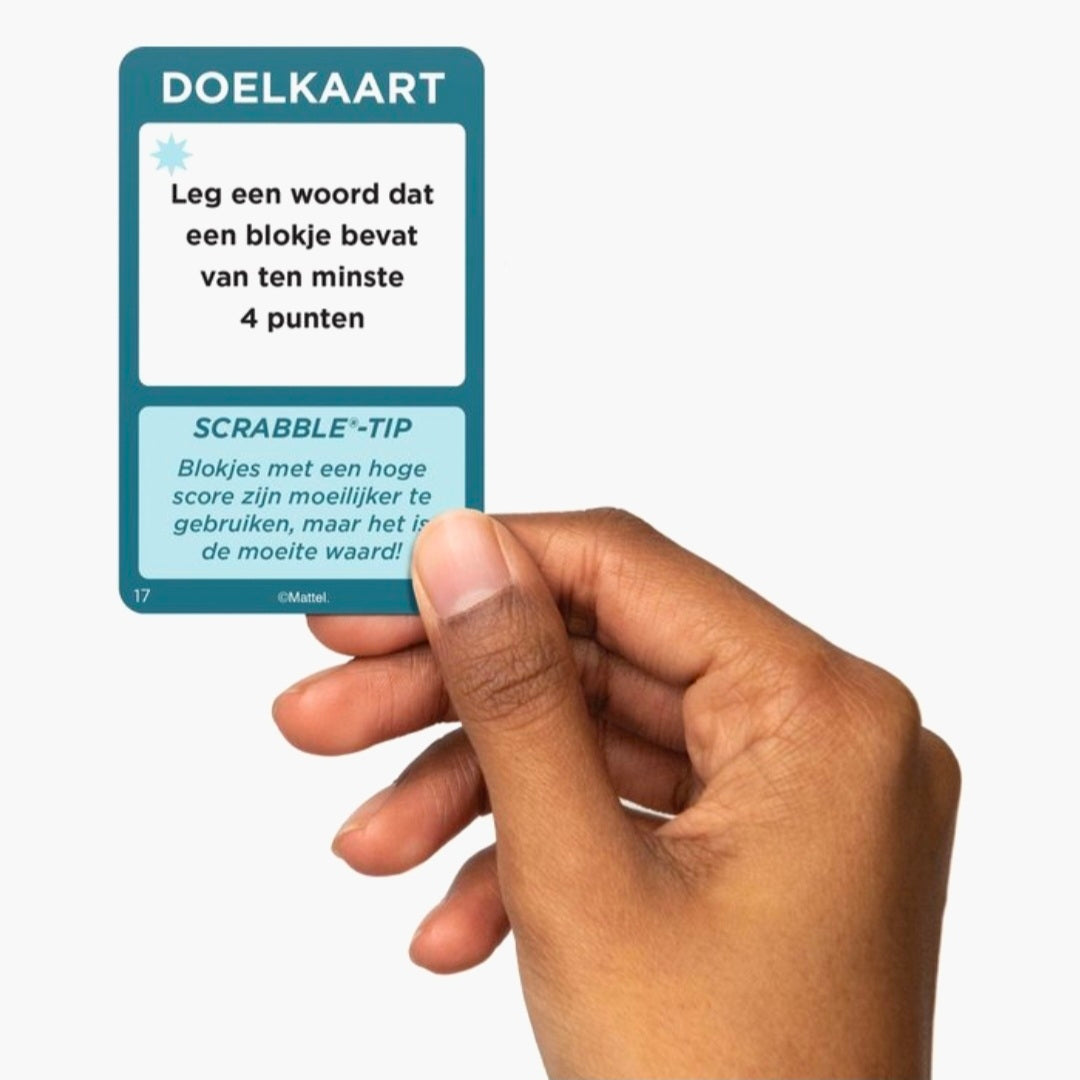 Mattel: Scrabble 2 in 1 - Met Houten Blokjes (NL)