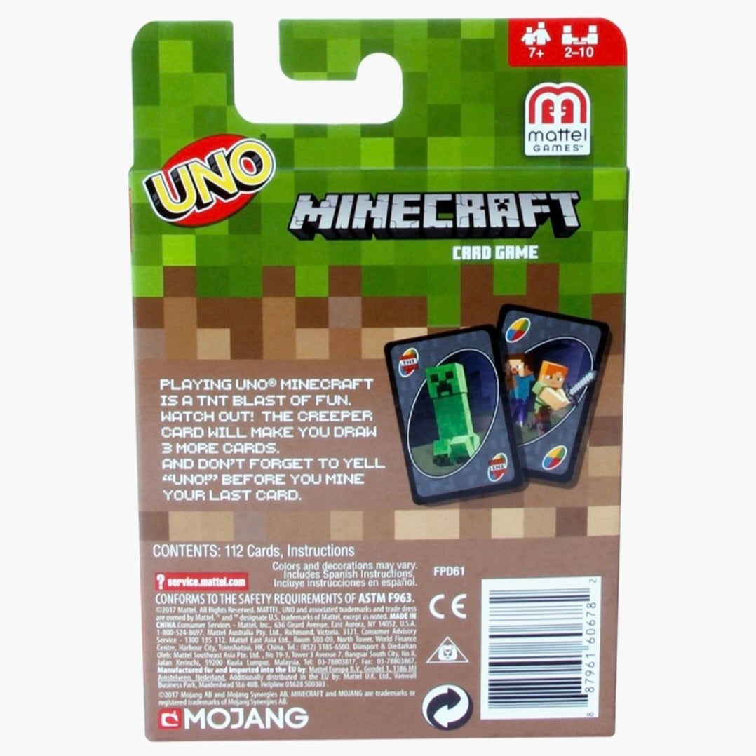 Mattel: Uno Minecraft - Kaartspel