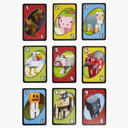 Mattel: Uno Minecraft - Kaartspel  -  Multiplaza