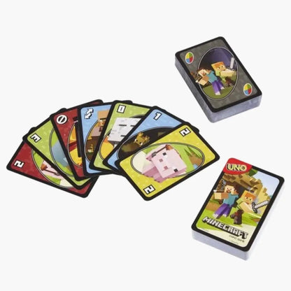 Mattel: Uno Minecraft - Kaartspel  -  Multiplaza
