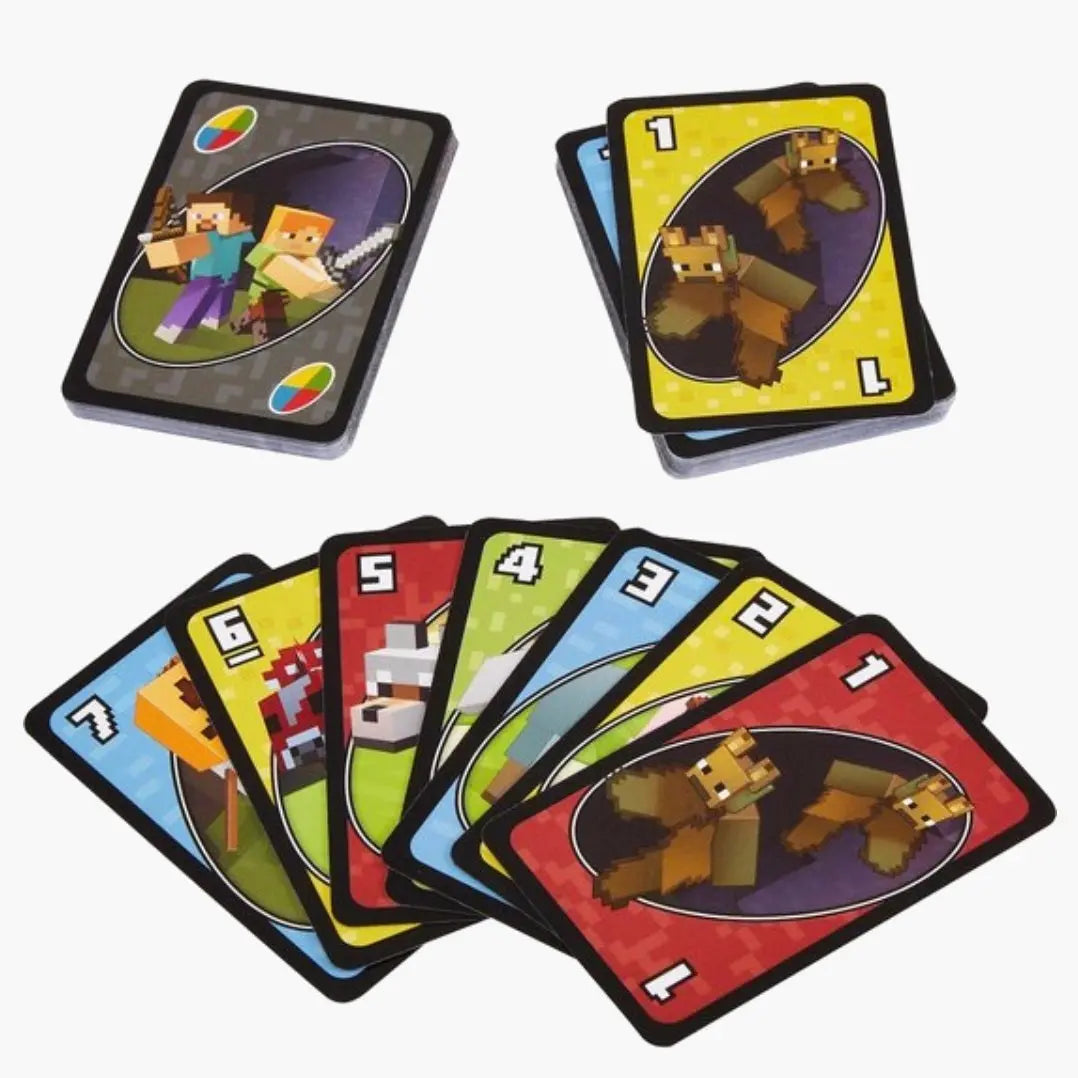 Mattel: Uno Minecraft - Kaartspel  -  Multiplaza