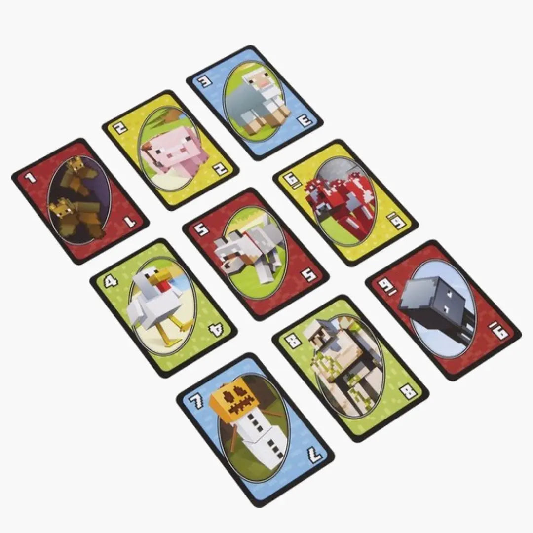 Mattel: Uno Minecraft - Kaartspel  -  Multiplaza