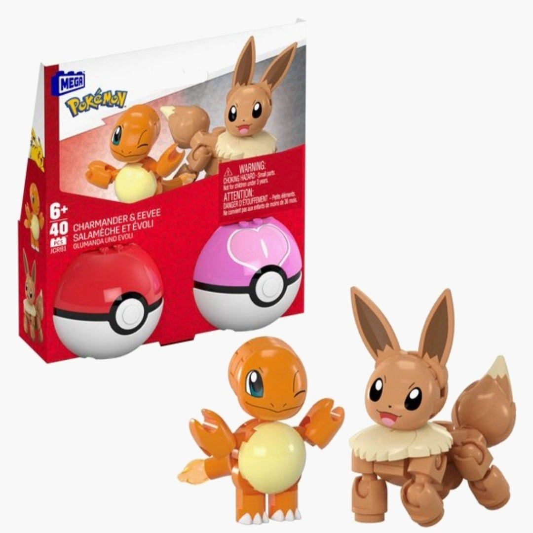 Pokémon Mega: Charmander & Eevee Poké Ball