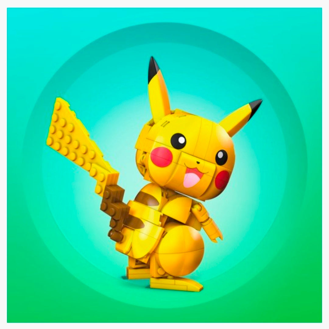 MEGA: Pokémon Pikachu Build Up & Show Figuur