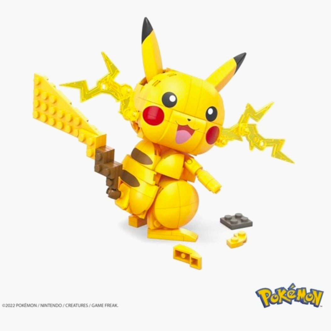 MEGA: Pokémon Pikachu Build Up & Show Figuur