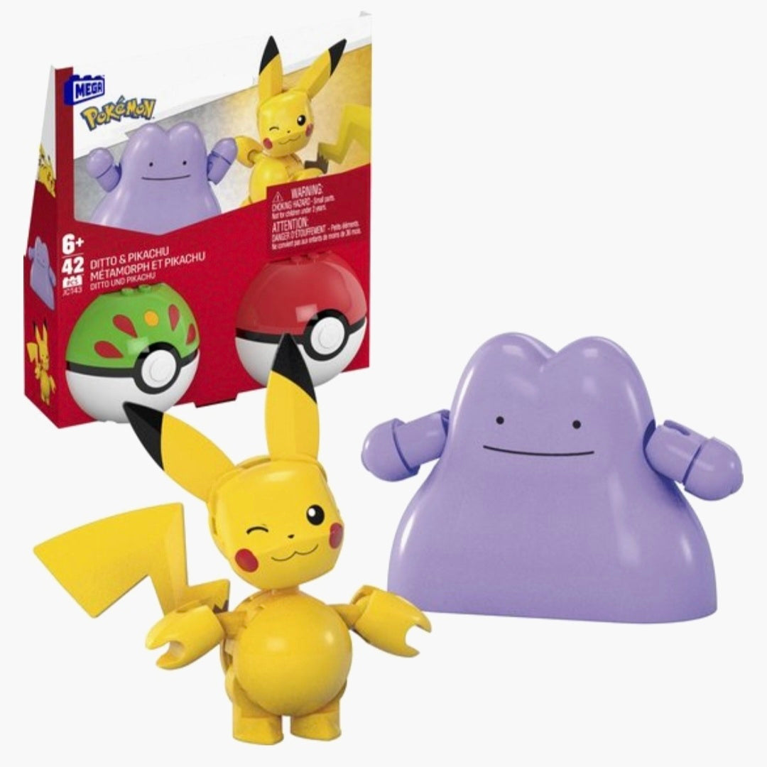 Pokémon Mega: Pikachu en Ditto Poké Ball