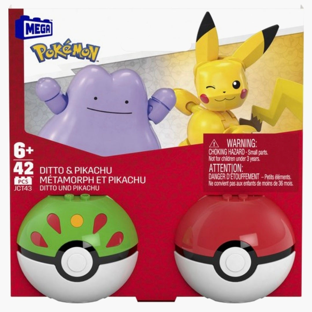 Pokémon Mega: Pikachu en Ditto Poké Ball