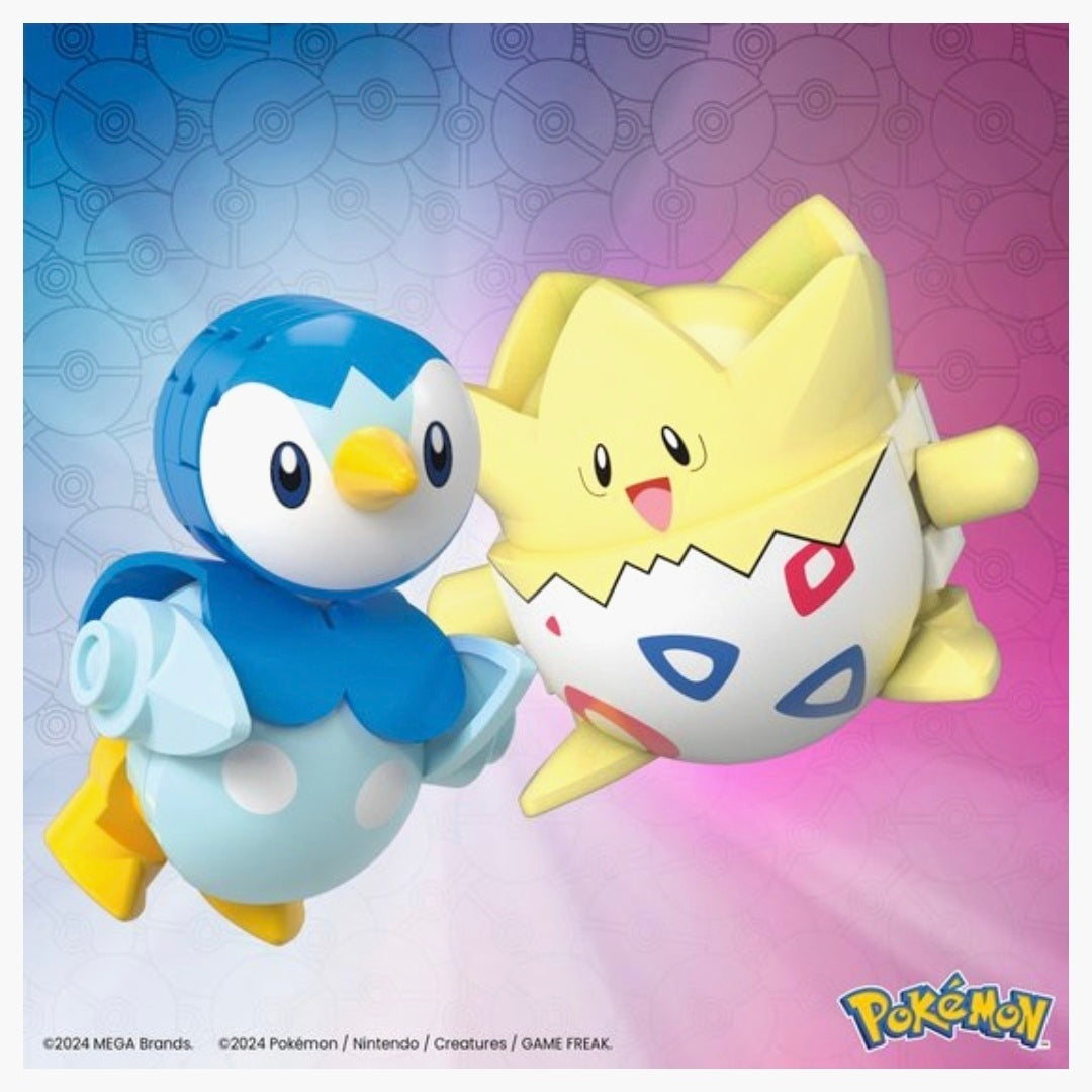 Pokémon Mega: Togepi & Piplup Poké Ball