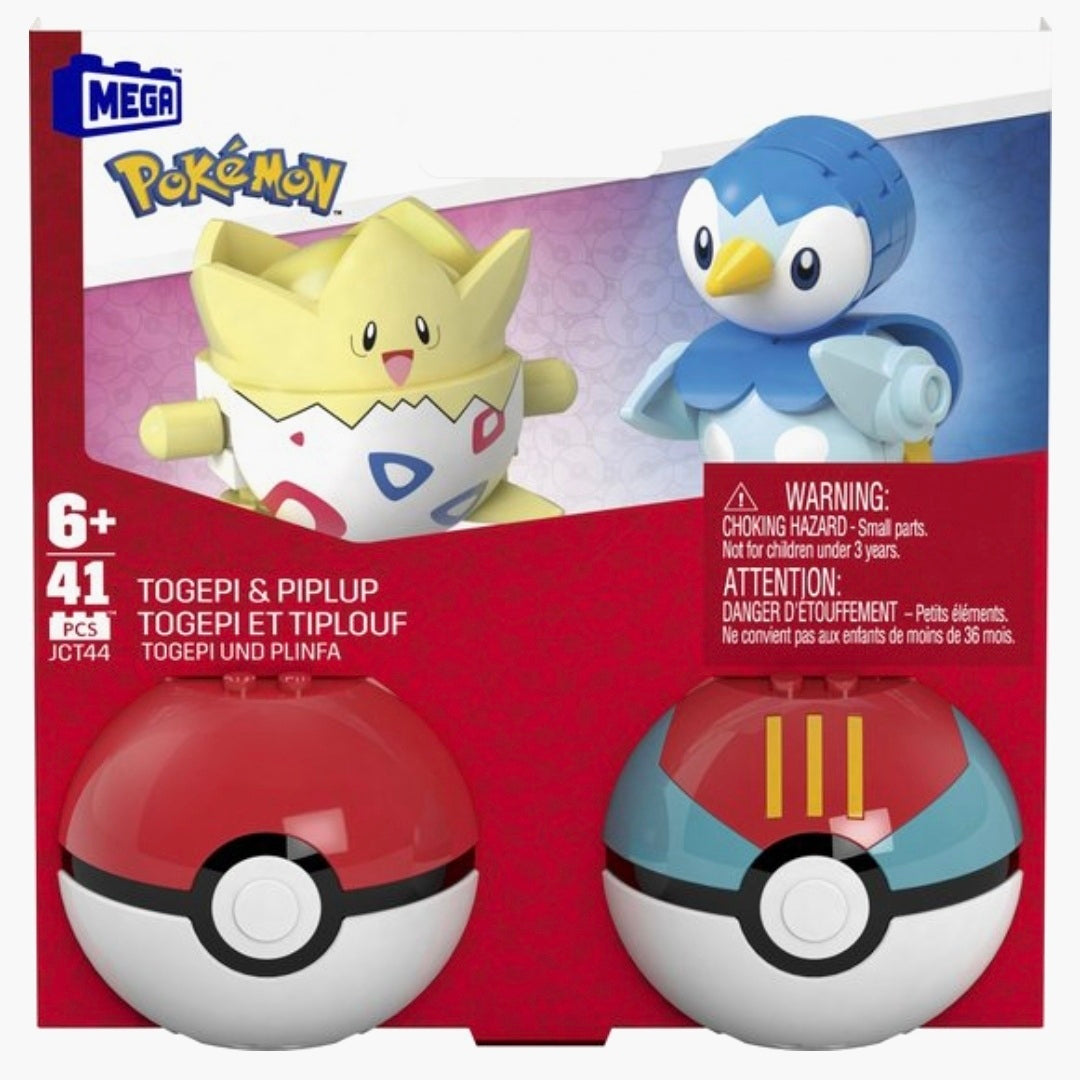Pokémon Mega: Togepi & Piplup Poké Ball