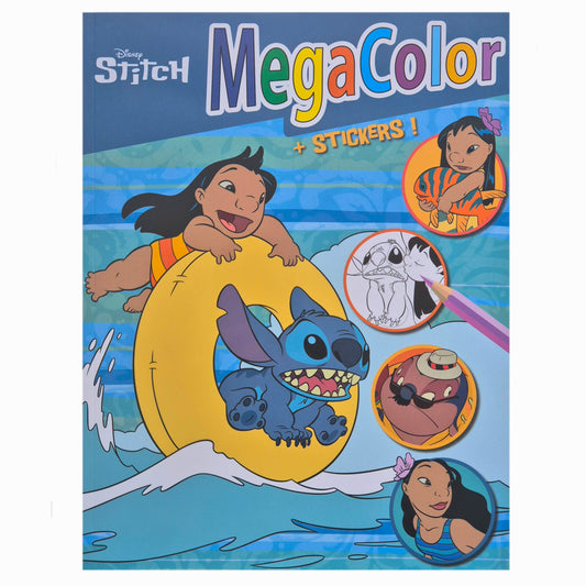Kleurboek Lilo & Stitch megacolor + stickers