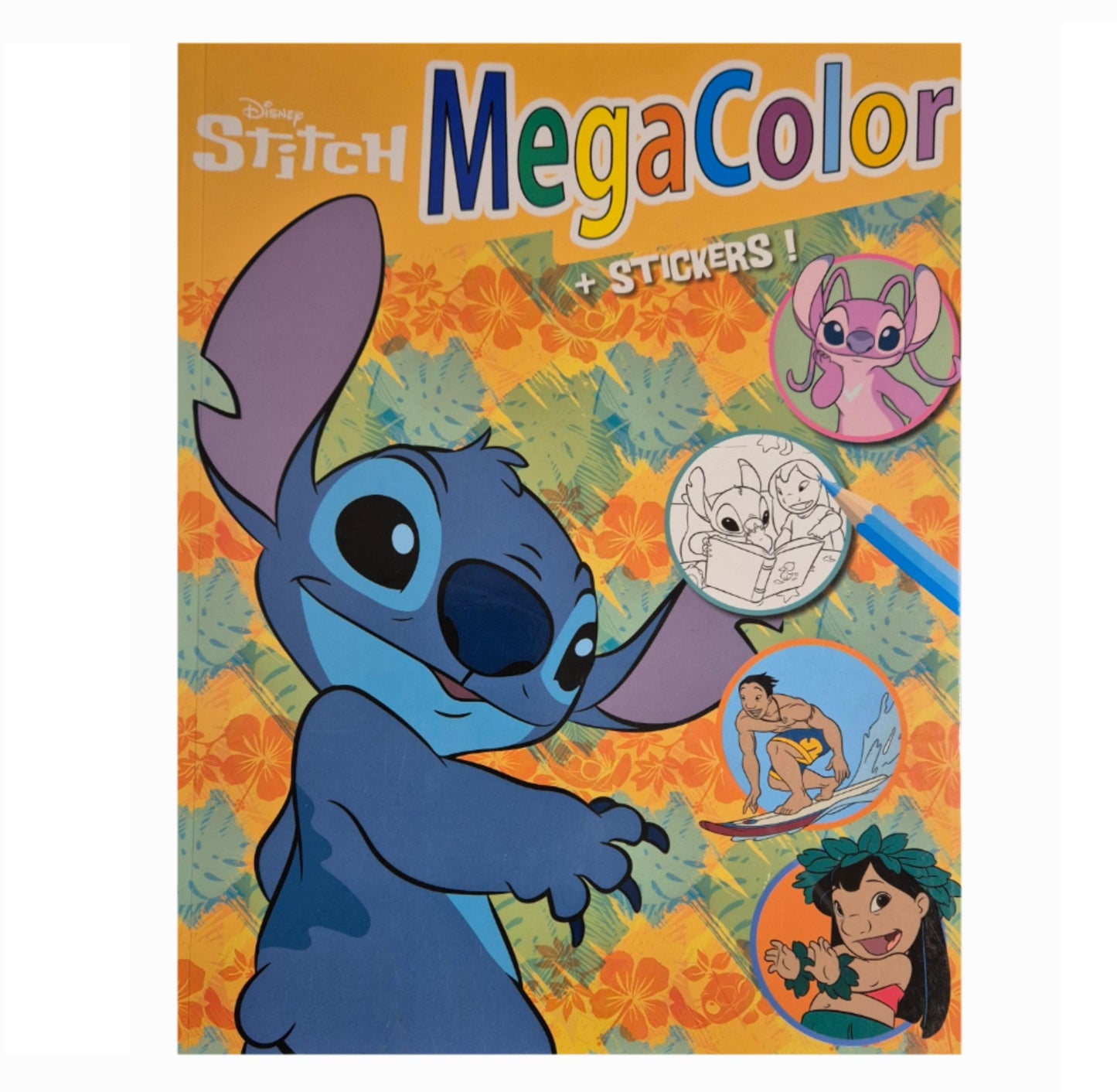 Kleurboek Lilo & Stitch megacolor + stickers