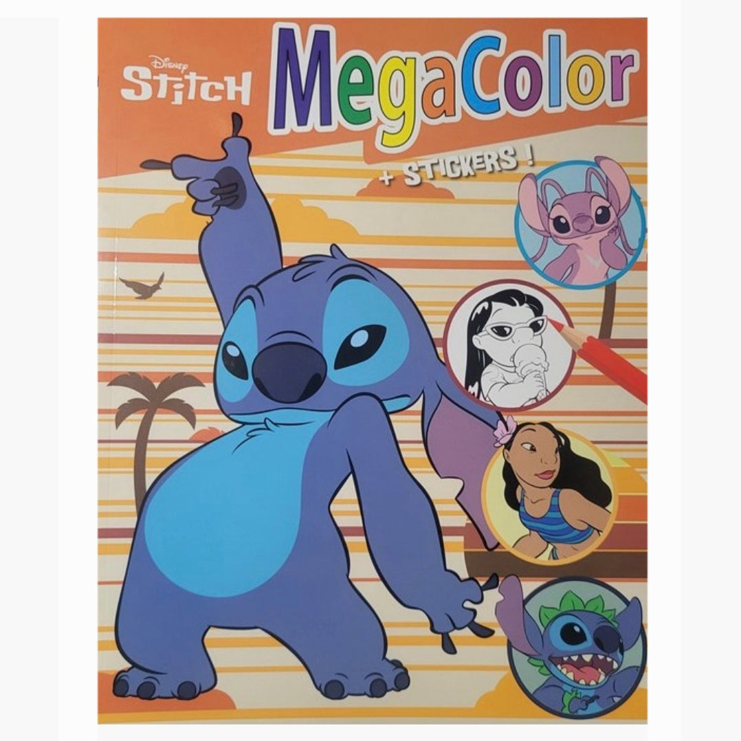 Kleurboek Lilo & Stitch megacolor + stickers