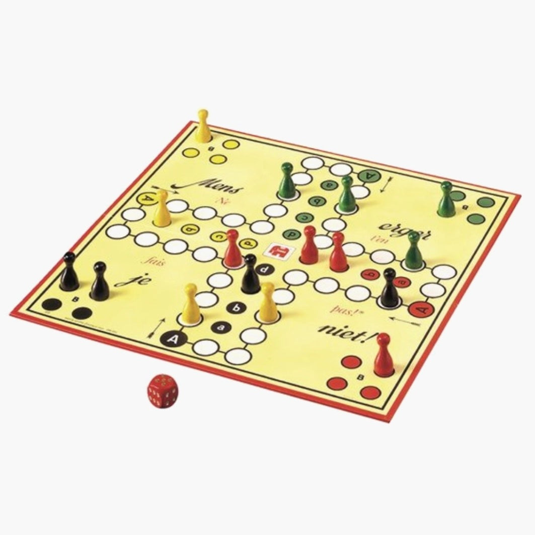 Jumbo: Orginal Mens erger je niet - Dubbelzijdig Speelbord