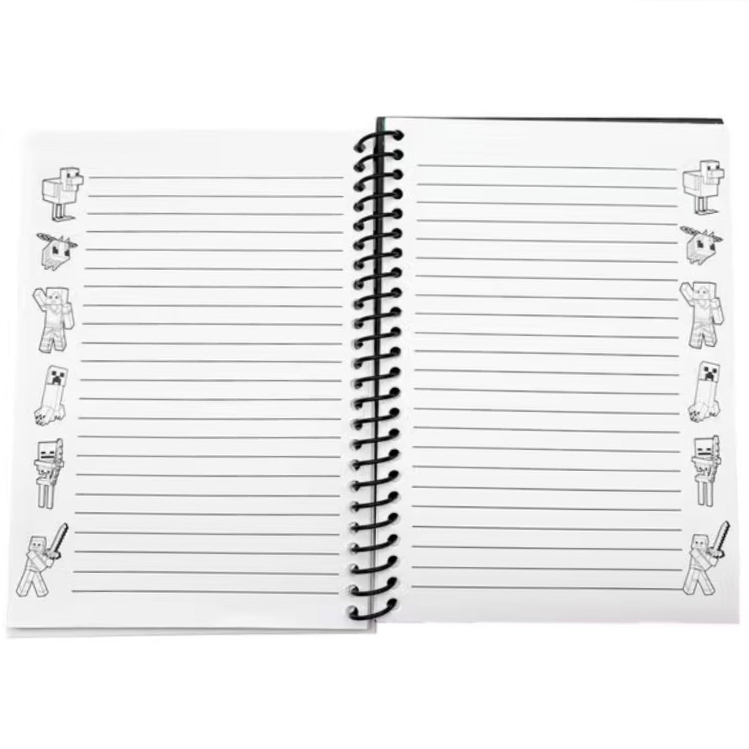 Minecraft: A5 Notitieboek + Stickers