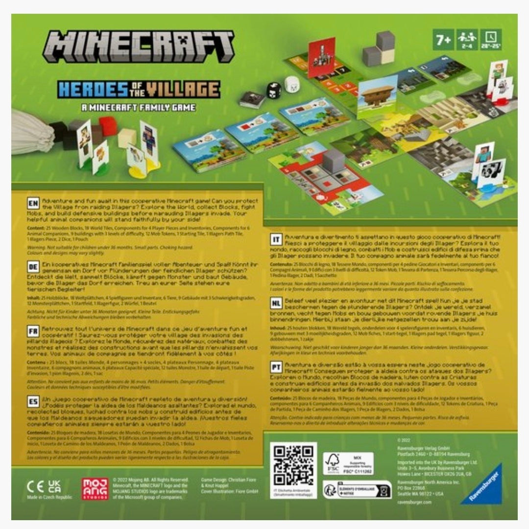 Ravensburger:  Minecraft - Heroes of the Village Junior