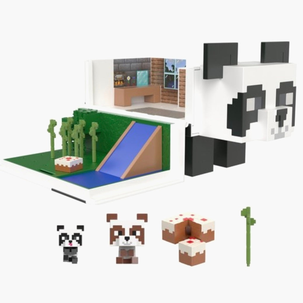 Minecraft: Minecraft MOB hoofd mini  Panda Speelhuis