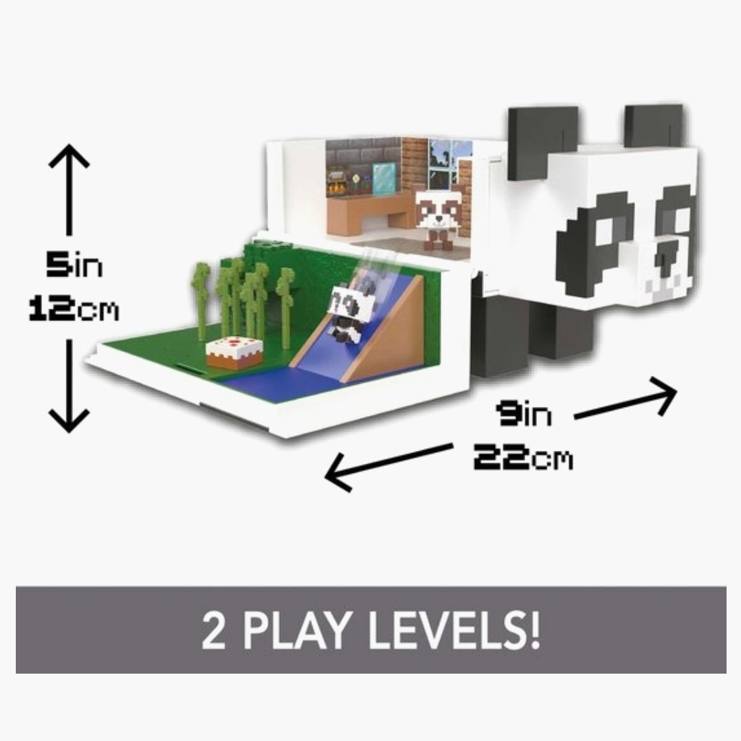 Minecraft: Minecraft MOB hoofd mini  Panda Speelhuis