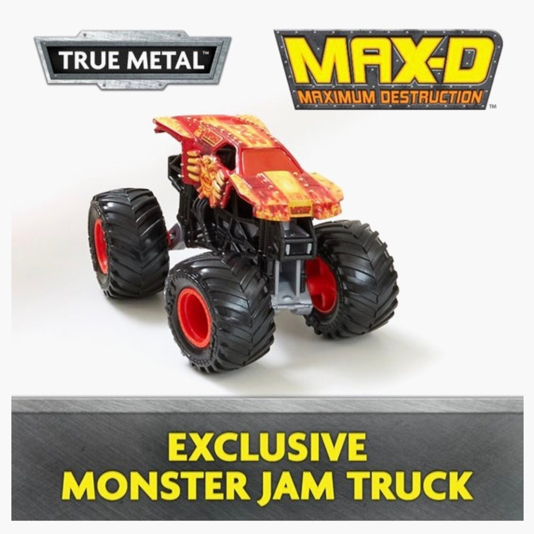 Monster Jam: 2in1 Launch N'Go Hauler Speelset