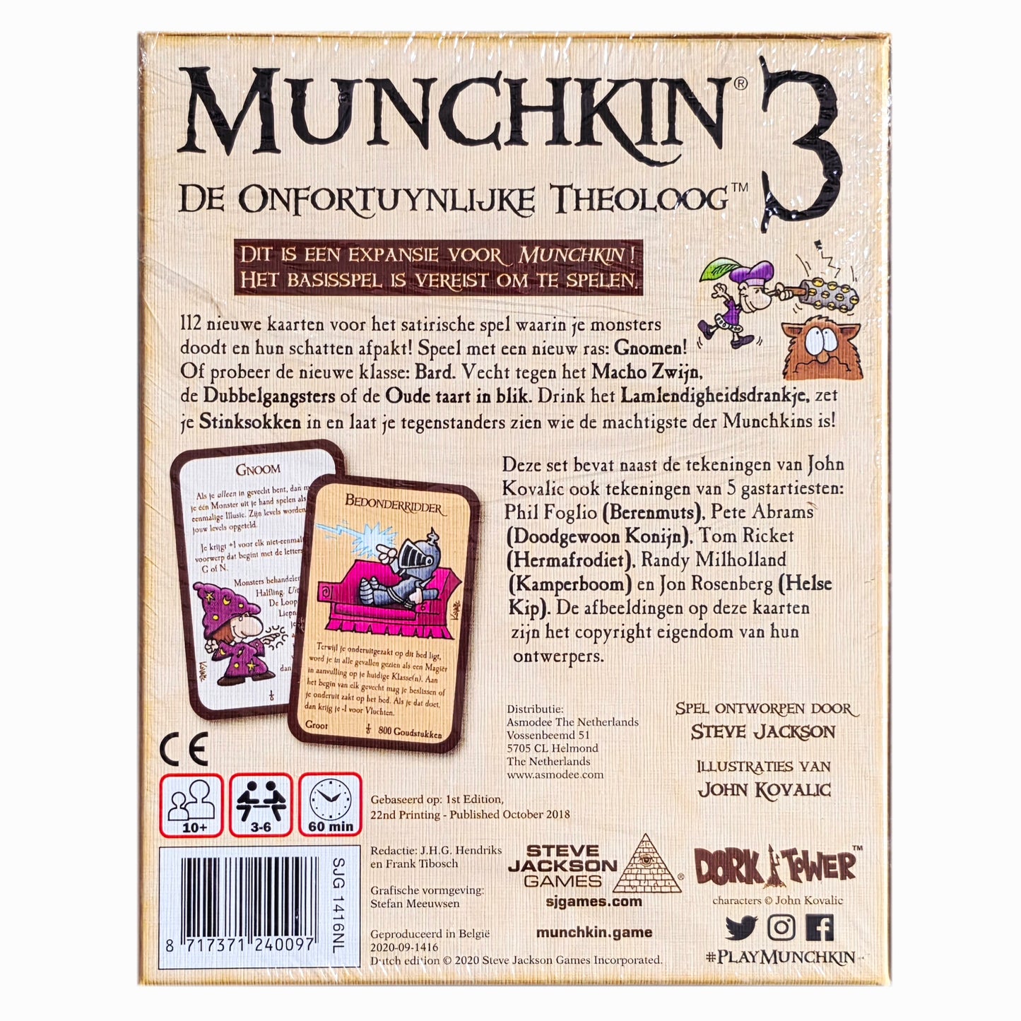 Munchkin 3: De Onfortuynlijke Theoloog - Uitbreiding (NL)