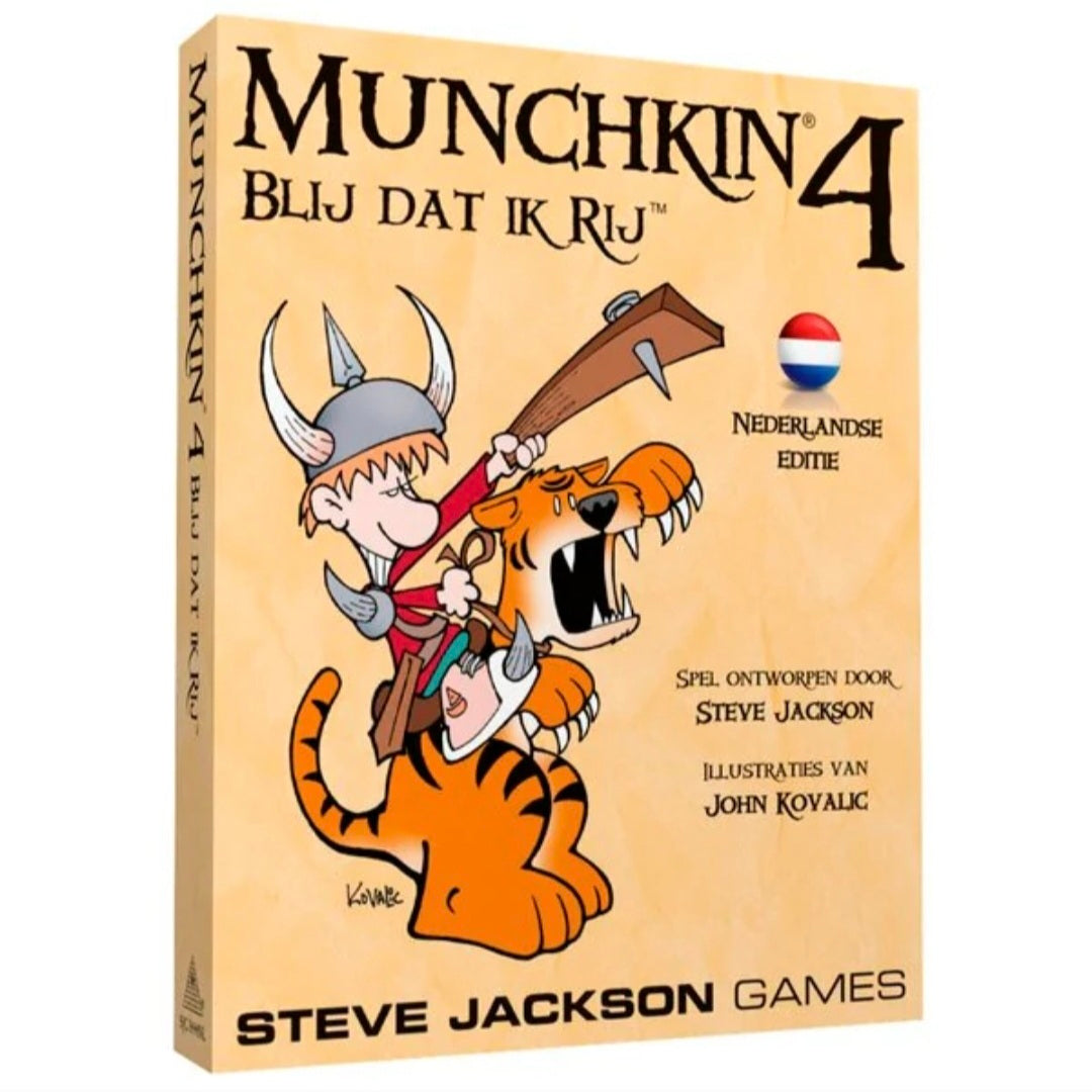 Munchkin 4: Blij dat ik Rij - Uitbreiding (NL)