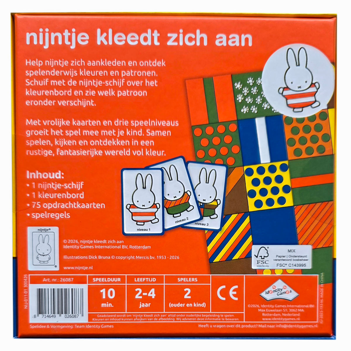 Identity Games: Nijntje kleedt zich Aan